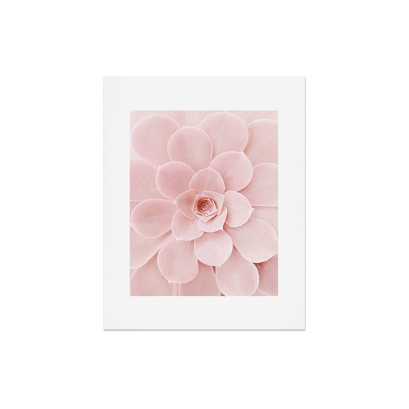 succulent fabric print Blush Succulent Art Print – Society6