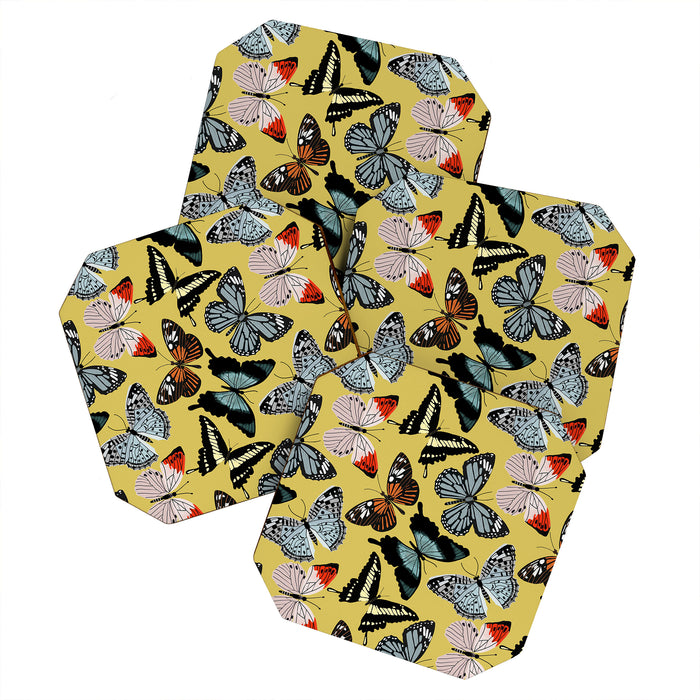 Boho Butterflies Coaster Gallery Image 1