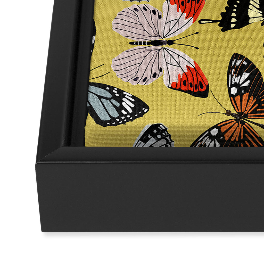 Boho Butterflies Framed Canvas Print Gallery Image 3