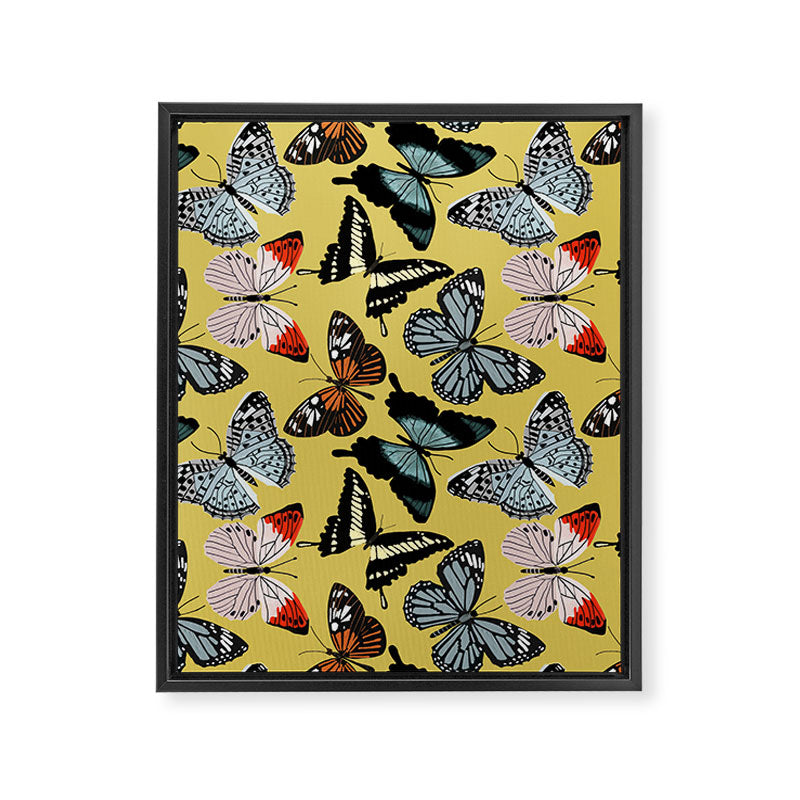 Boho Butterflies Framed Canvas Print Gallery Image 6