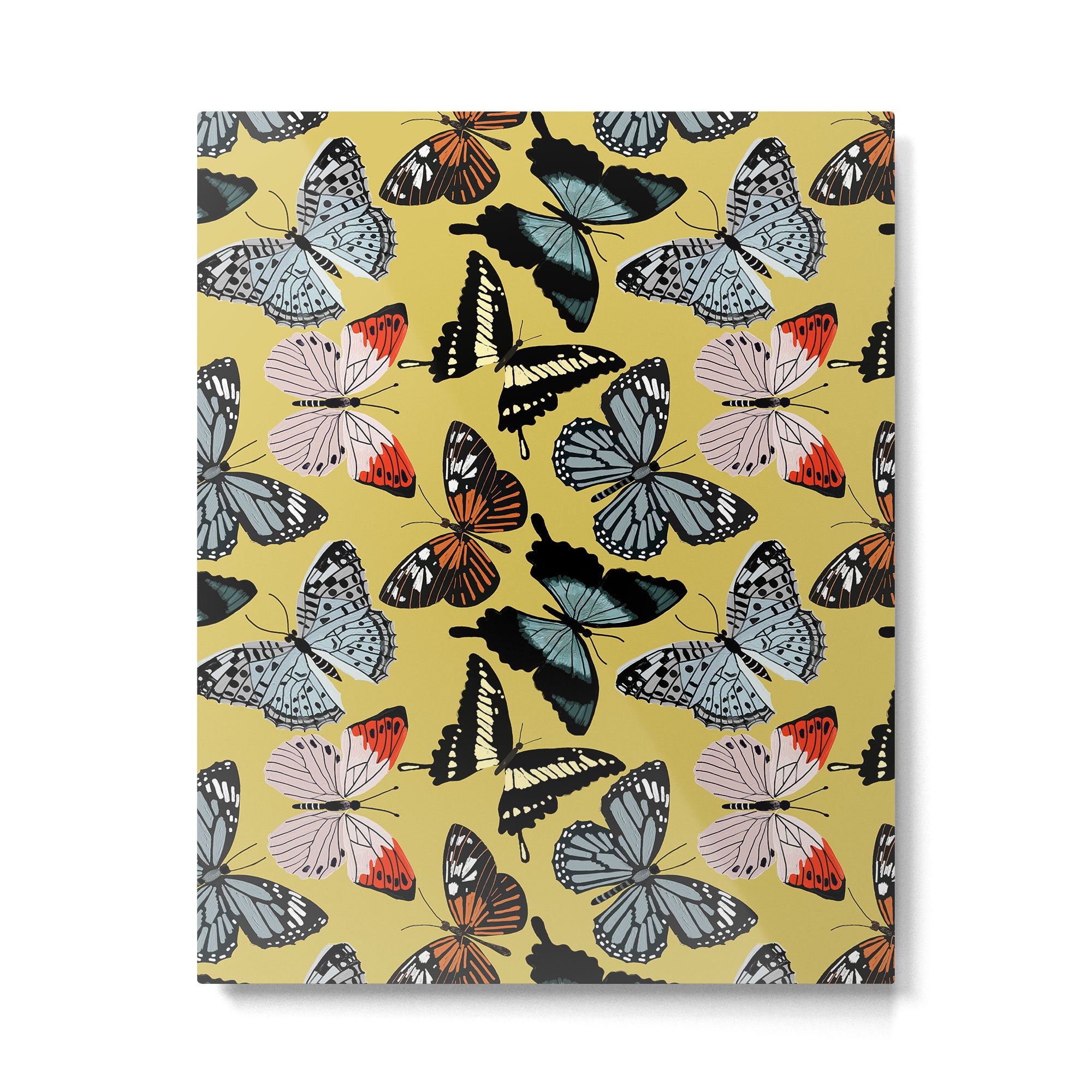 Boho Butterflies Metal Print Gallery Image 4