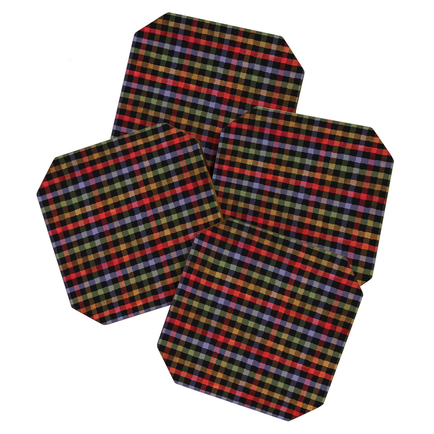 Boho Checkered Deep Palette Coaster Gallery Image 1