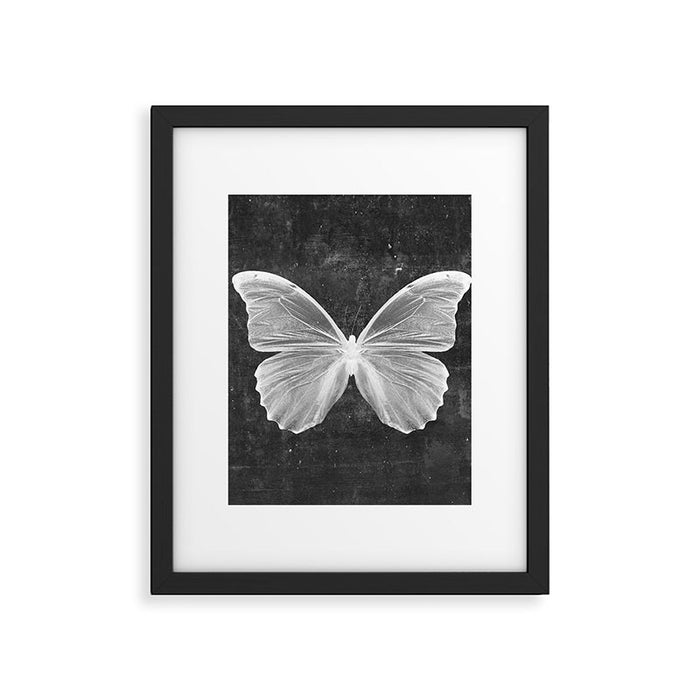 Butterfly in Black Framed Art Print Gallery Image 1