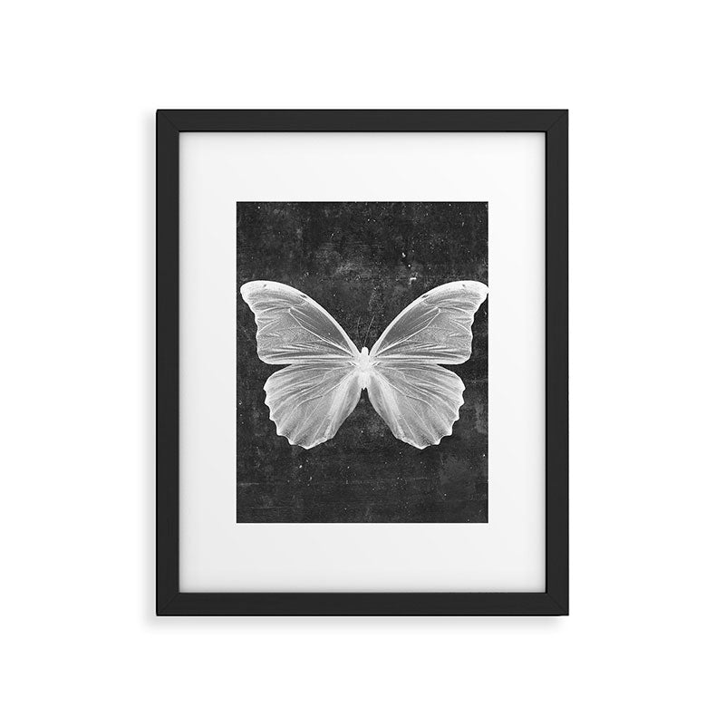 Butterfly in Black Framed Art Print Gallery Image 6