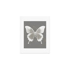 Butterfly on grunge surface Art Print Gallery Image 1