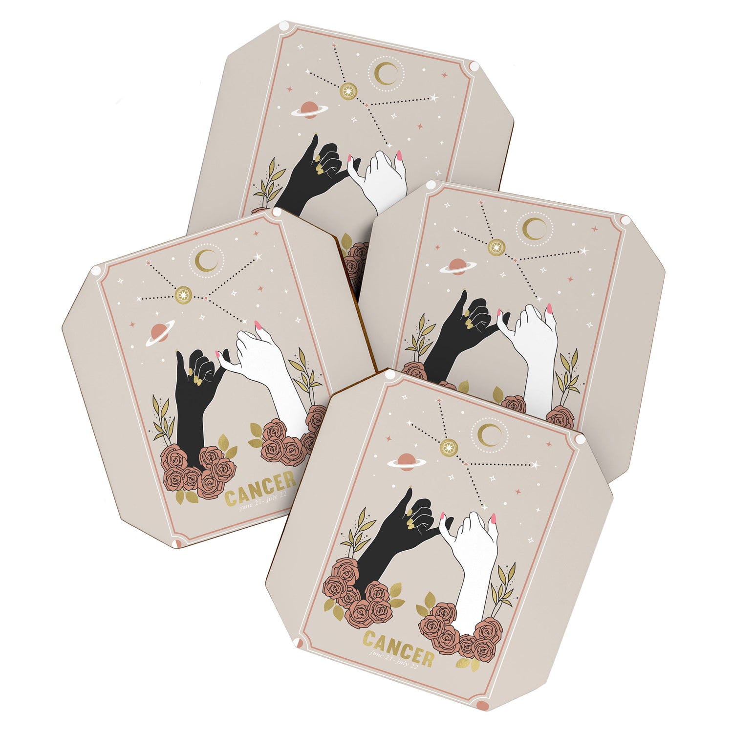 Cancer Zodiac Series Coaster Gallery Image 1
