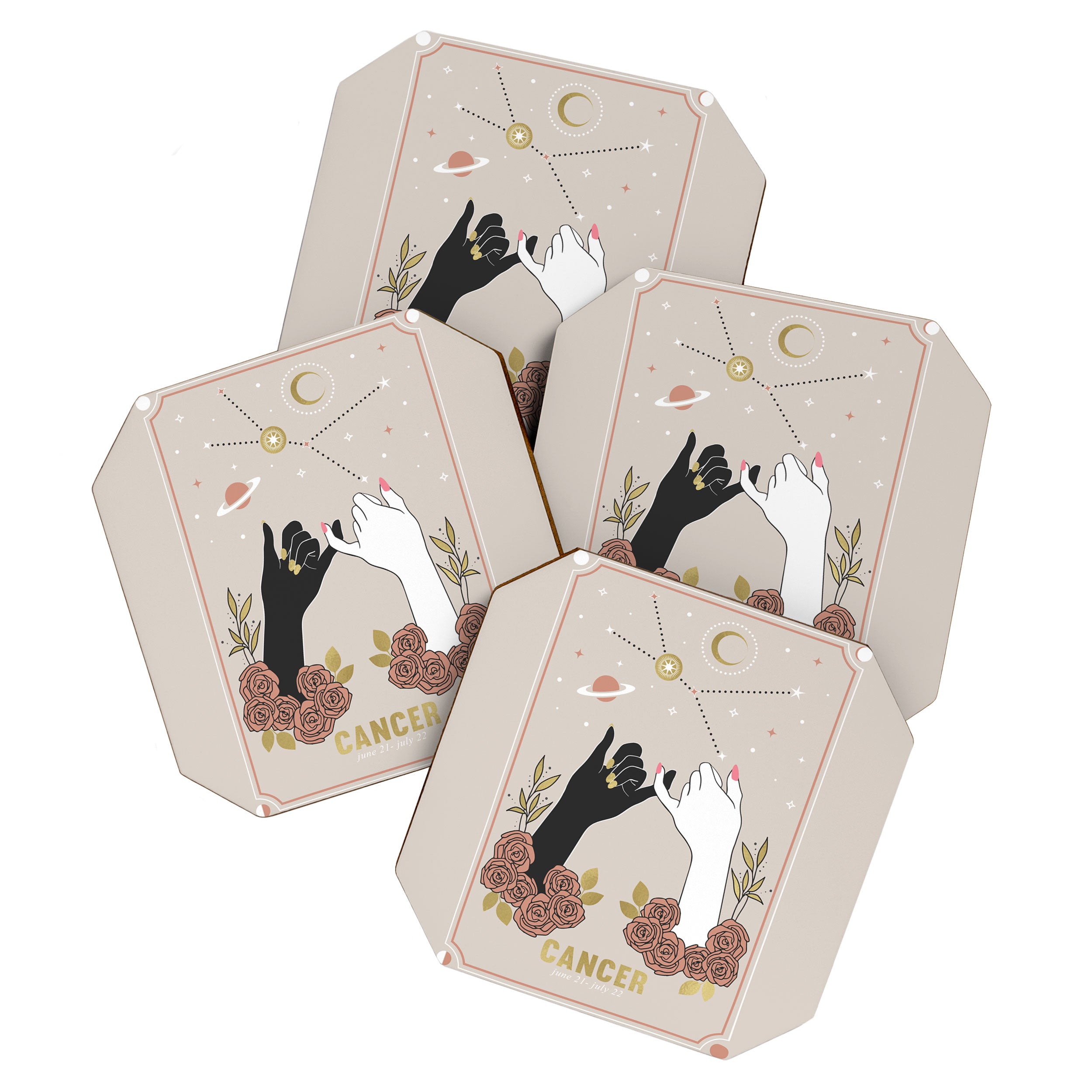 Cancer Zodiac Series Coaster Gallery Image 1