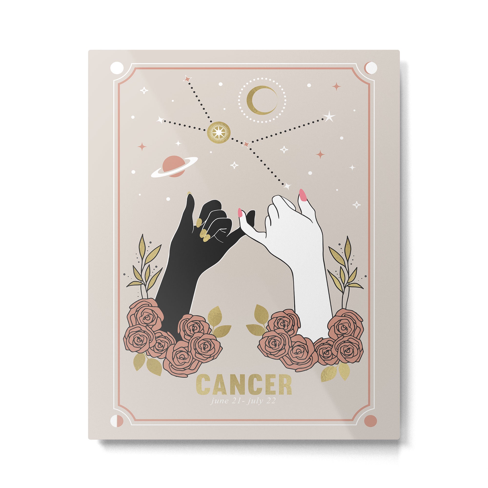 Cancer Zodiac Series Metal Print Gallery Image 4