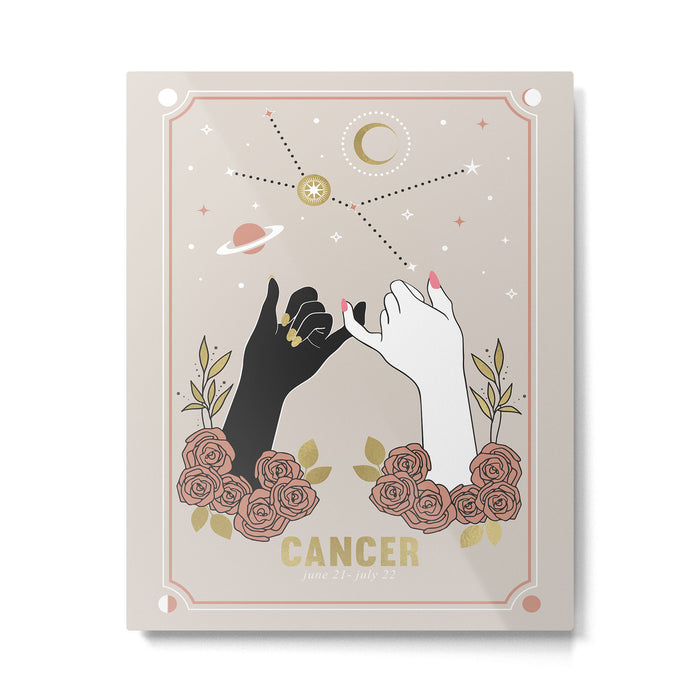 Cancer Zodiac Series Metal Print Gallery Image 1