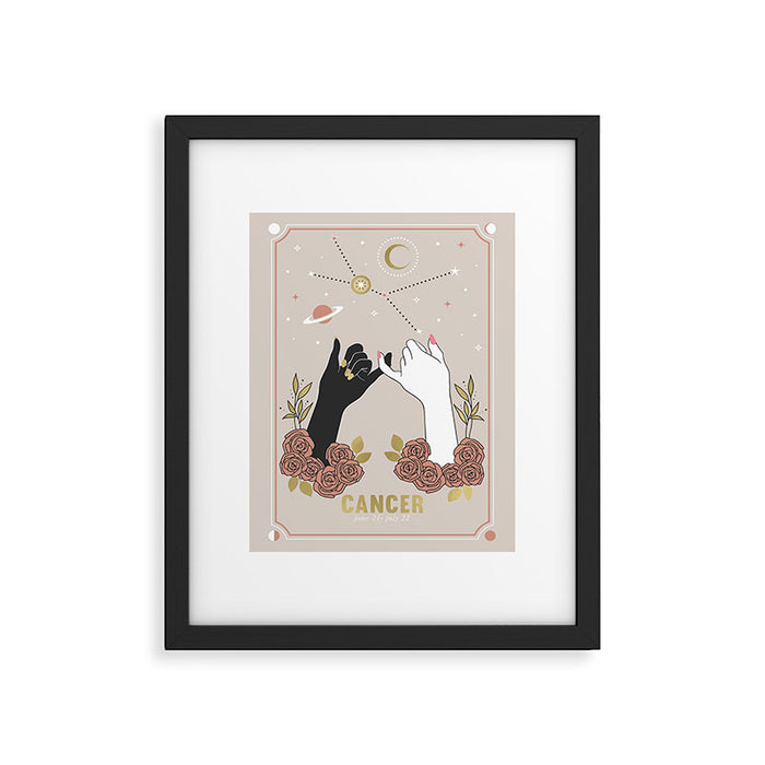 Cancer Zodiac Series Framed Art Print Gallery Image 1