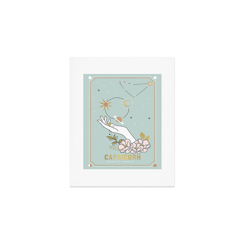 Capricorn Zodiac Series Art Print Gallery Image 1
