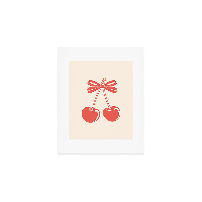 Cherry Bow Delight Art Print Gallery Image 1