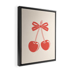 Cherry Bow Delight Framed Canvas Print Gallery Image 2