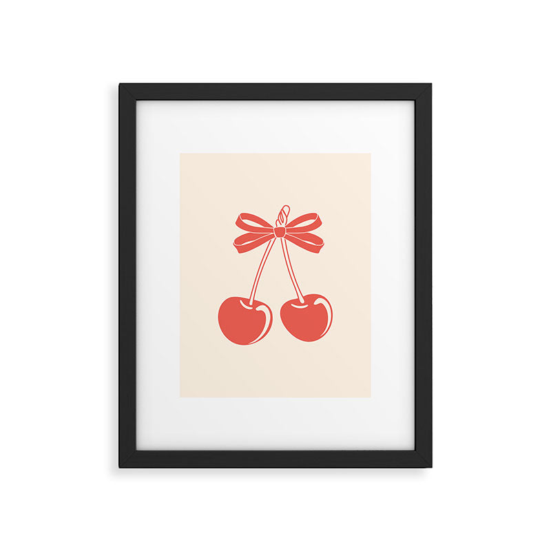 Cherry Bow Delight Framed Art Print Gallery Image 5