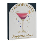 Cosmopolitan Cocktail Zodiac Sign Canvas Print Gallery Image 6