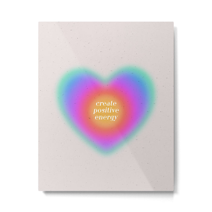 Create Positive Energy Metal Print Gallery Image 1