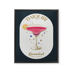 Daiquiri Cocktail Zodiac Sign Framed Canvas Print Gallery Image 6