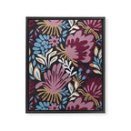 Dark Lush Floral Escape Framed Canvas Print Gallery Image 6