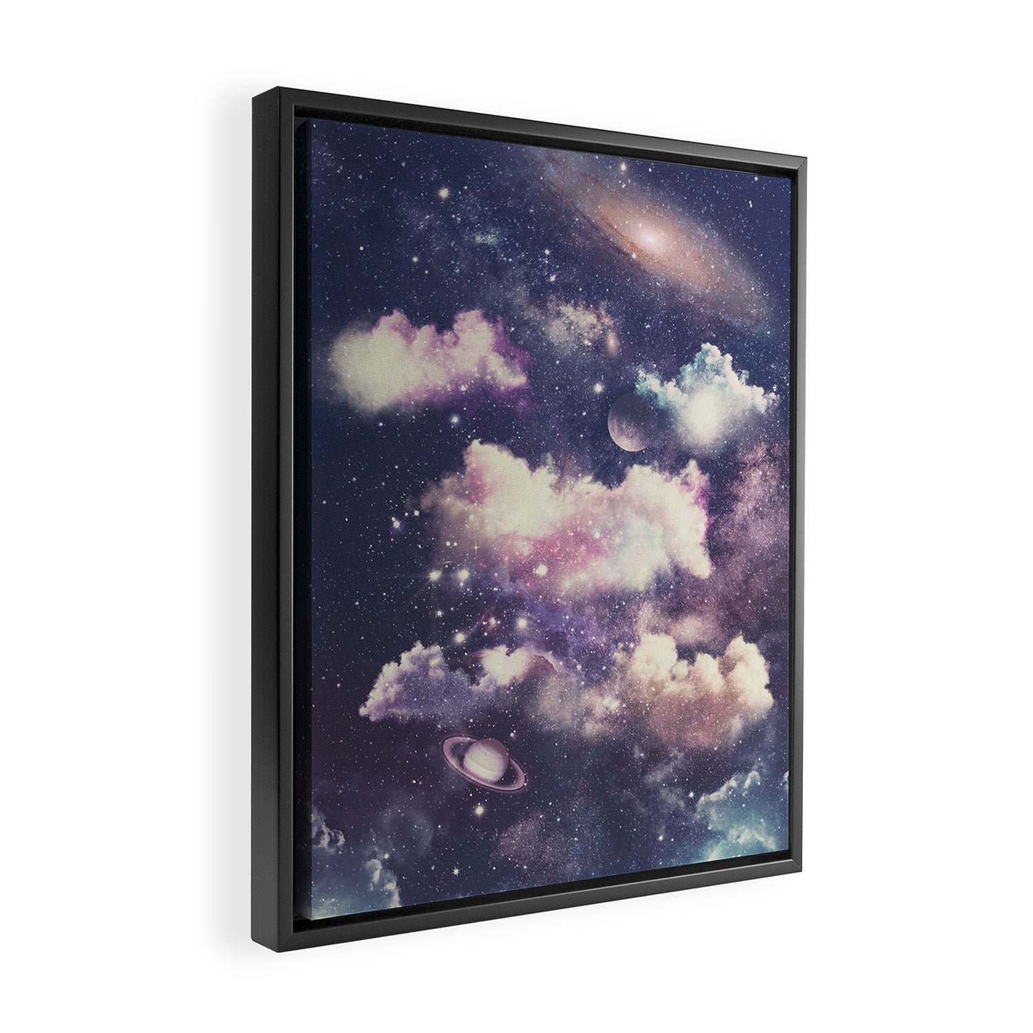 Deep Space Theme Framed Canvas Print Gallery Image 2