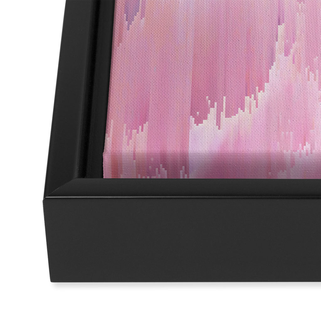 Delicate Glitches Framed Canvas Print Gallery Image 2