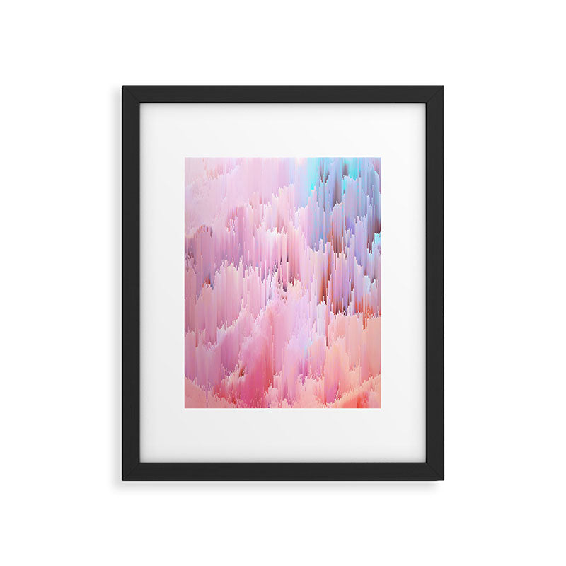 Delicate Glitches Framed Art Print Gallery Image 4