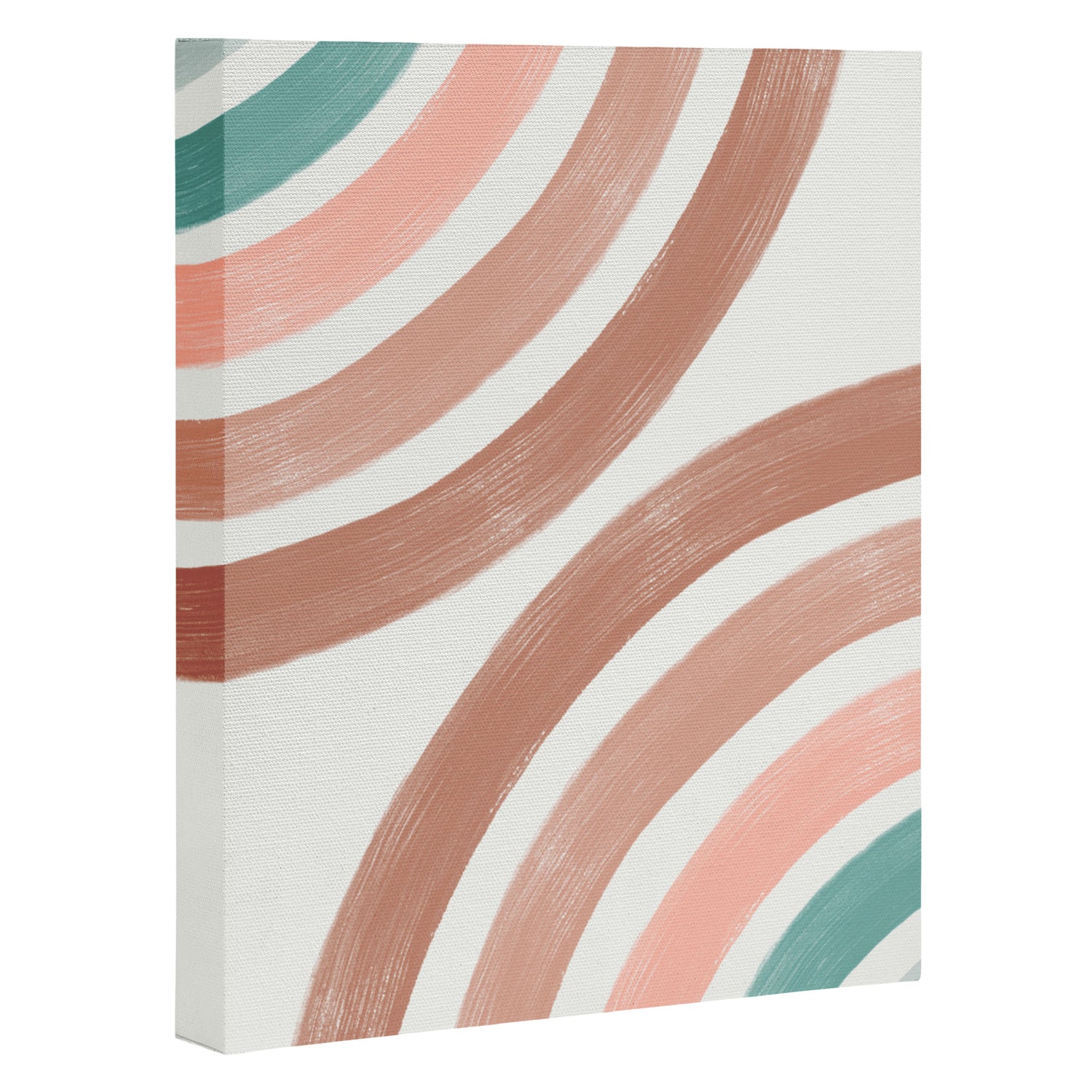 Double Retro Rainbows Canvas Print Gallery Image 3