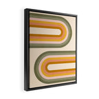 Double Spring Rainbow Framed Canvas Print Gallery Image 2