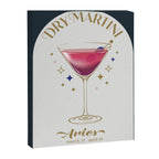 Dry Martini Cocktail Zodiac Sign Canvas Print Gallery Image 6