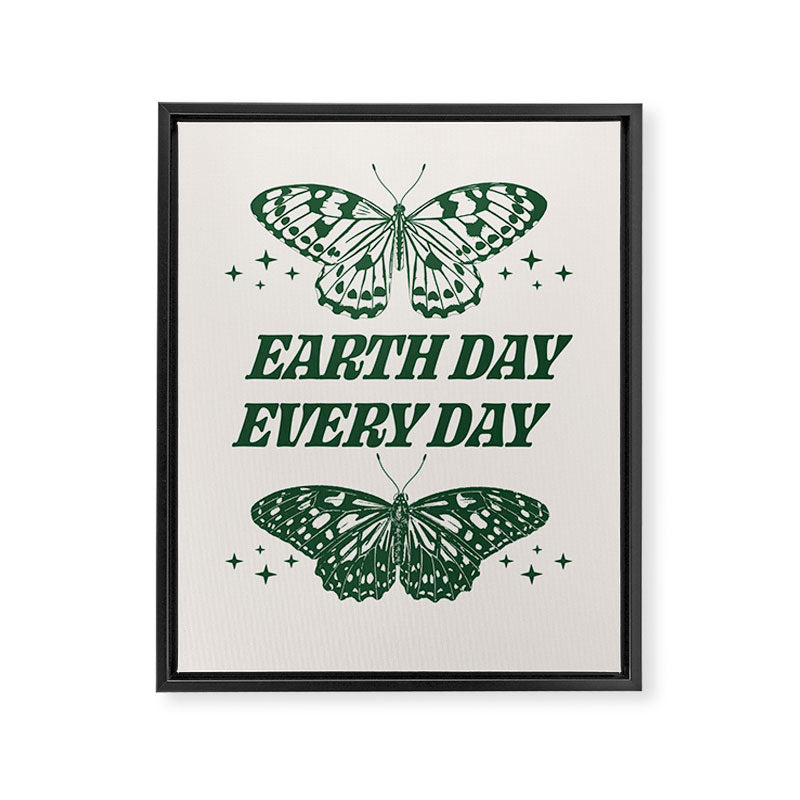 Earth Day Every Day Framed Canvas Print Gallery Image 6