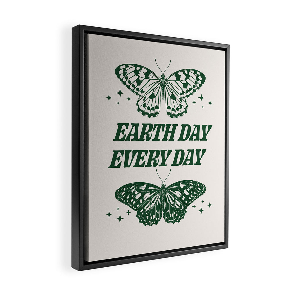 Earth Day Every Day Framed Canvas Print Gallery Image 2