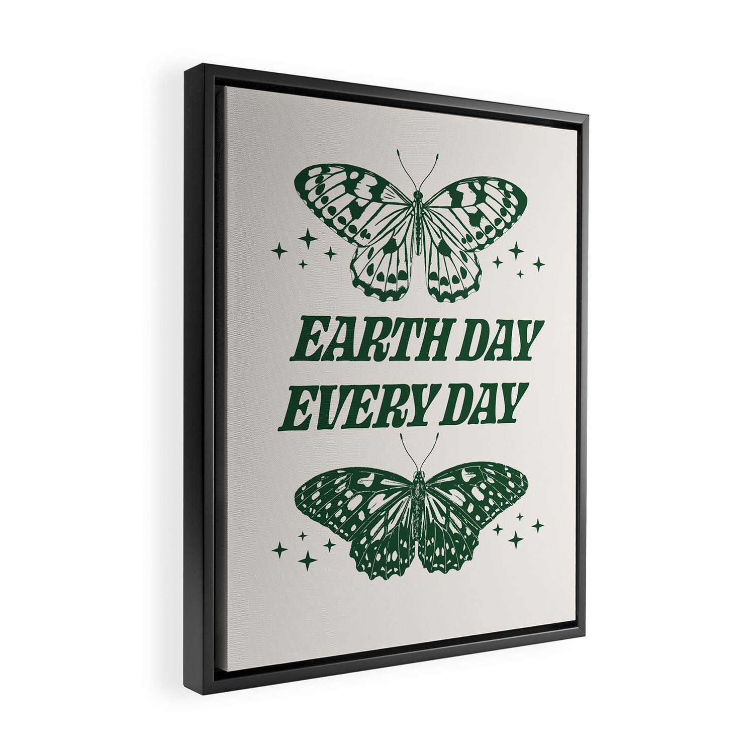 Earth Day Every Day Framed Canvas Print Gallery Image 2