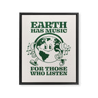 Earth Silent Disco Framed Canvas Print Gallery Image 6