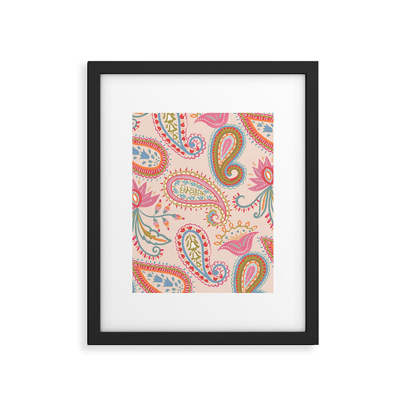 Eclectic Paisley Charm Framed Art Print Gallery Image 5