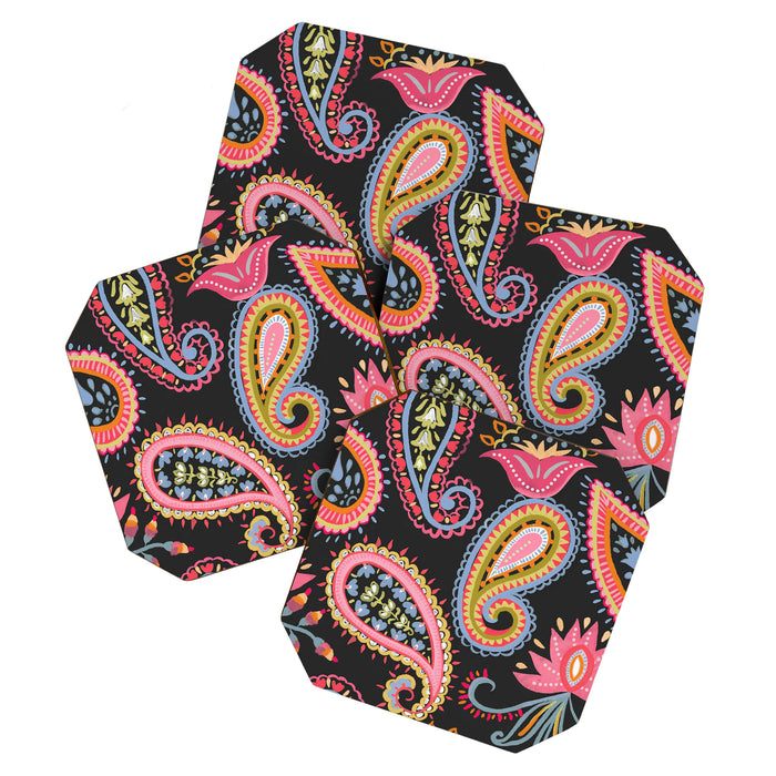 Eclectic  Paisley Delight Coaster Gallery Image 1