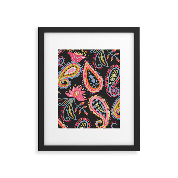 Eclectic  Paisley Delight Framed Art Print Gallery Image 1