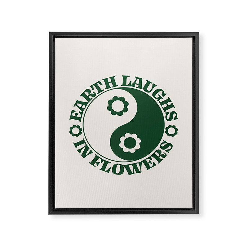 Eearth Laughs in Flowers Framed Canvas Print Gallery Image 6