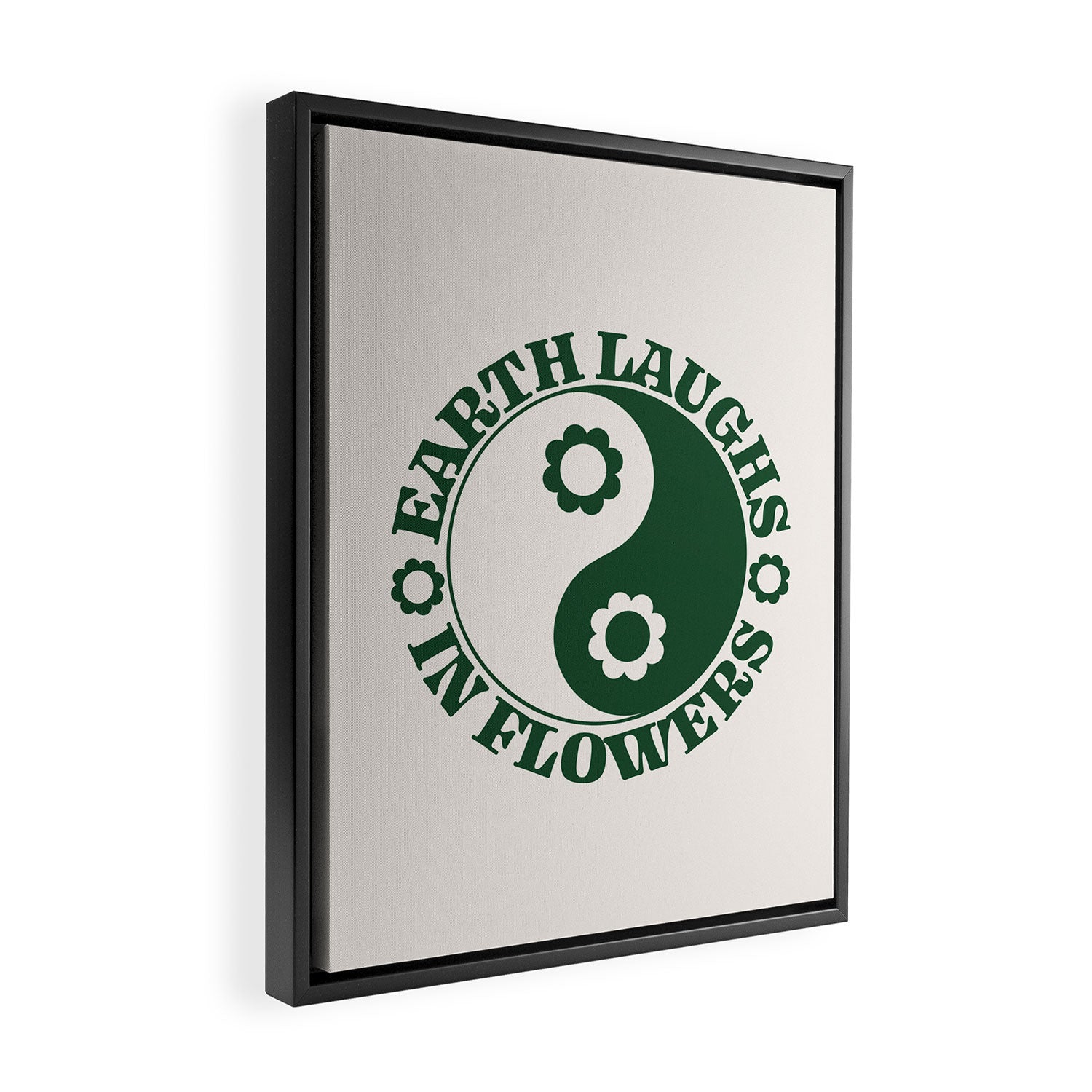 Eearth Laughs in Flowers Framed Canvas Print Gallery Image 2