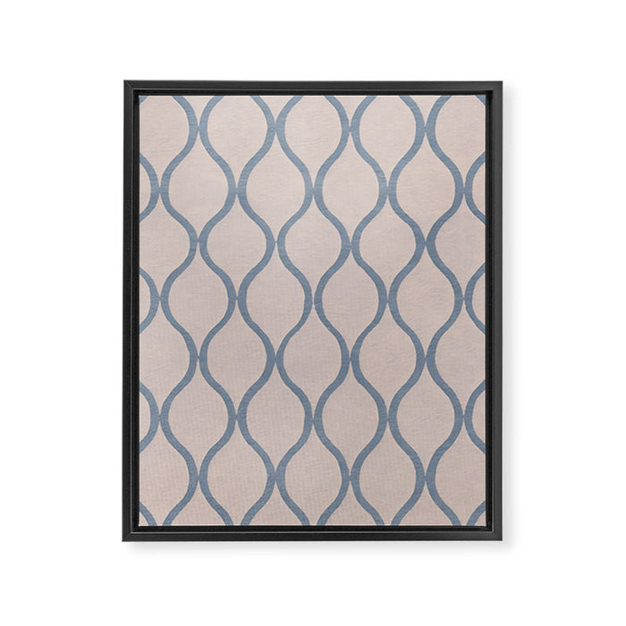 Elegant Sway Pattern Framed Canvas Print Gallery Image 1