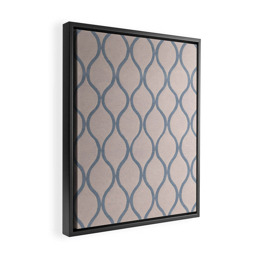 Elegant Sway Pattern Framed Canvas Print Gallery Image 2