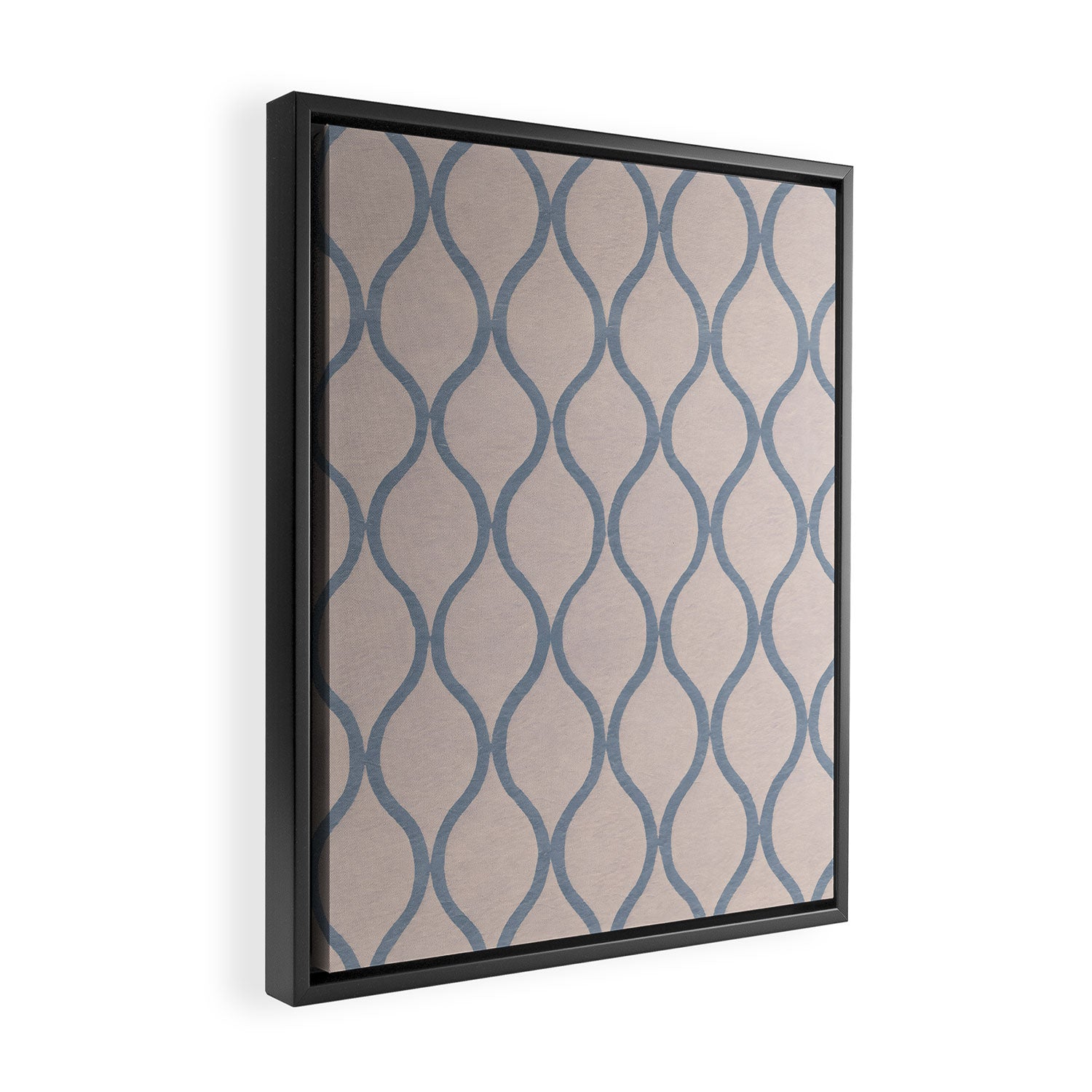 Elegant Sway Pattern Framed Canvas Print Gallery Image 2