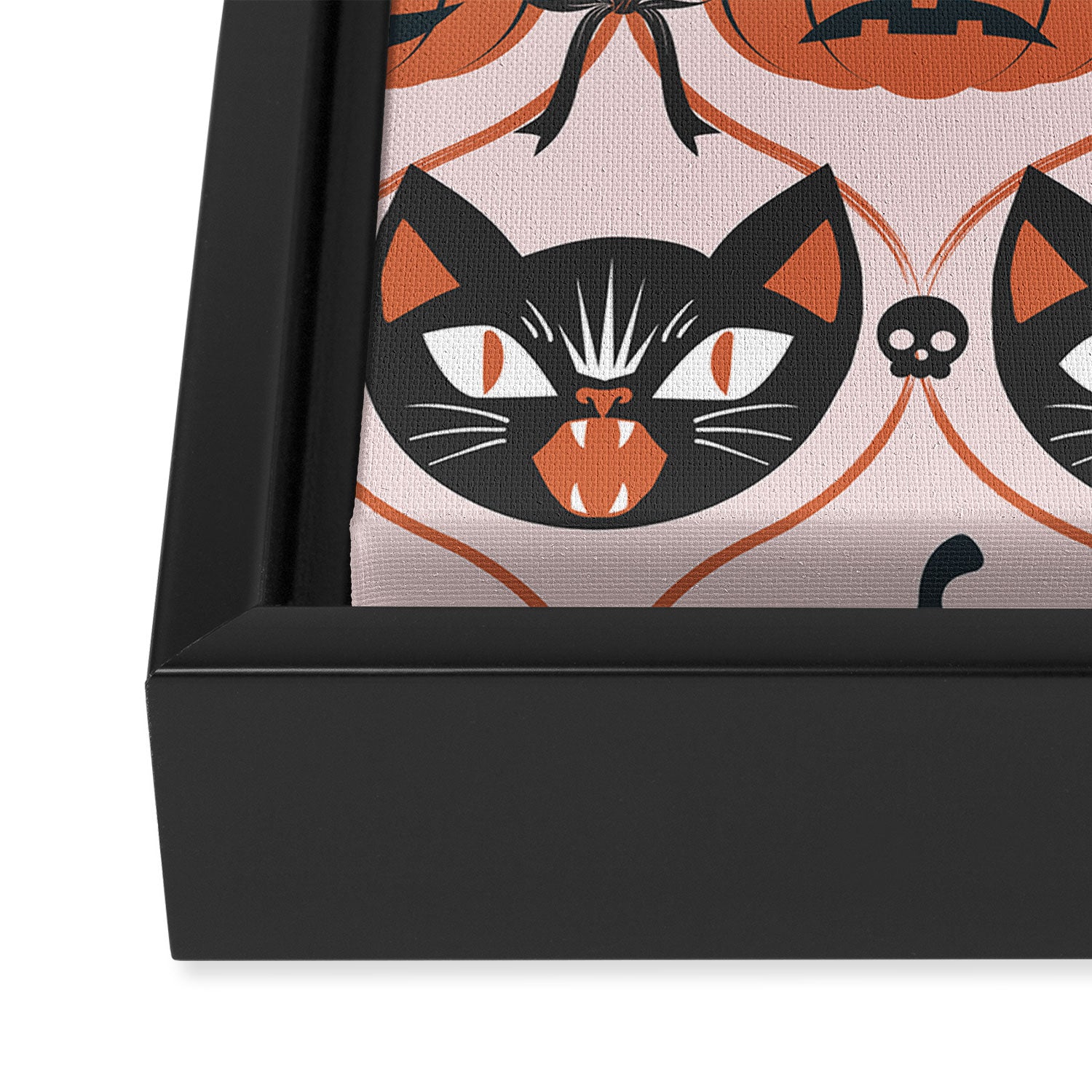 Enchanted Vintage Halloween Framed Canvas Print Gallery Image 3