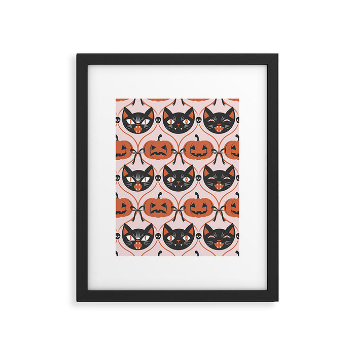 Enchanted Vintage Halloween Framed Art Print Gallery Image 1