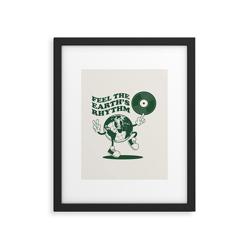 Feel the Earths Rhythm Framed Art Print Gallery Image 5