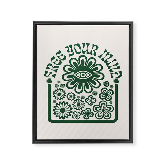Free your Mind Framed Canvas Print Gallery Image 1