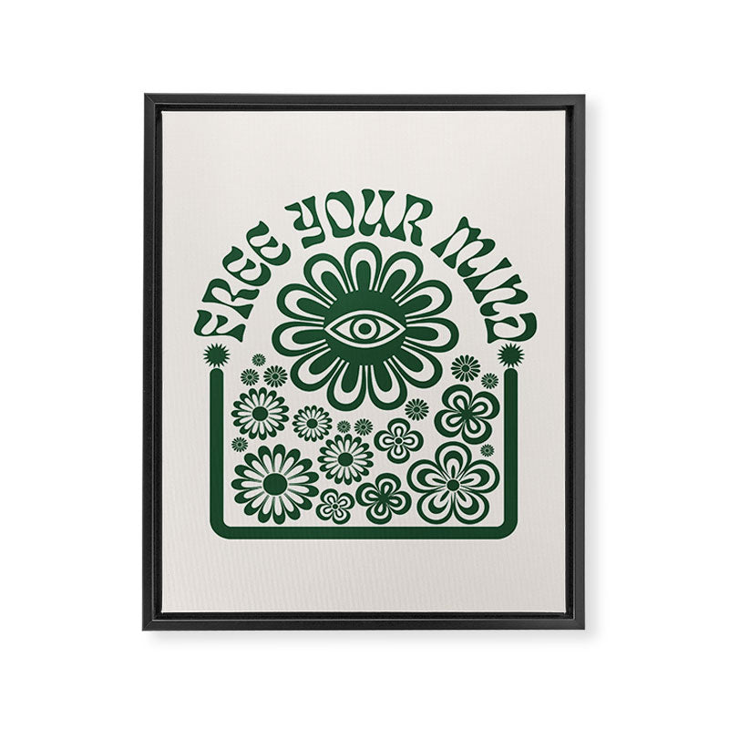 Free your Mind Framed Canvas Print Gallery Image 6