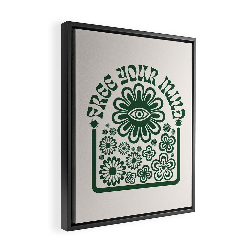 Free your Mind Framed Canvas Print Gallery Image 2