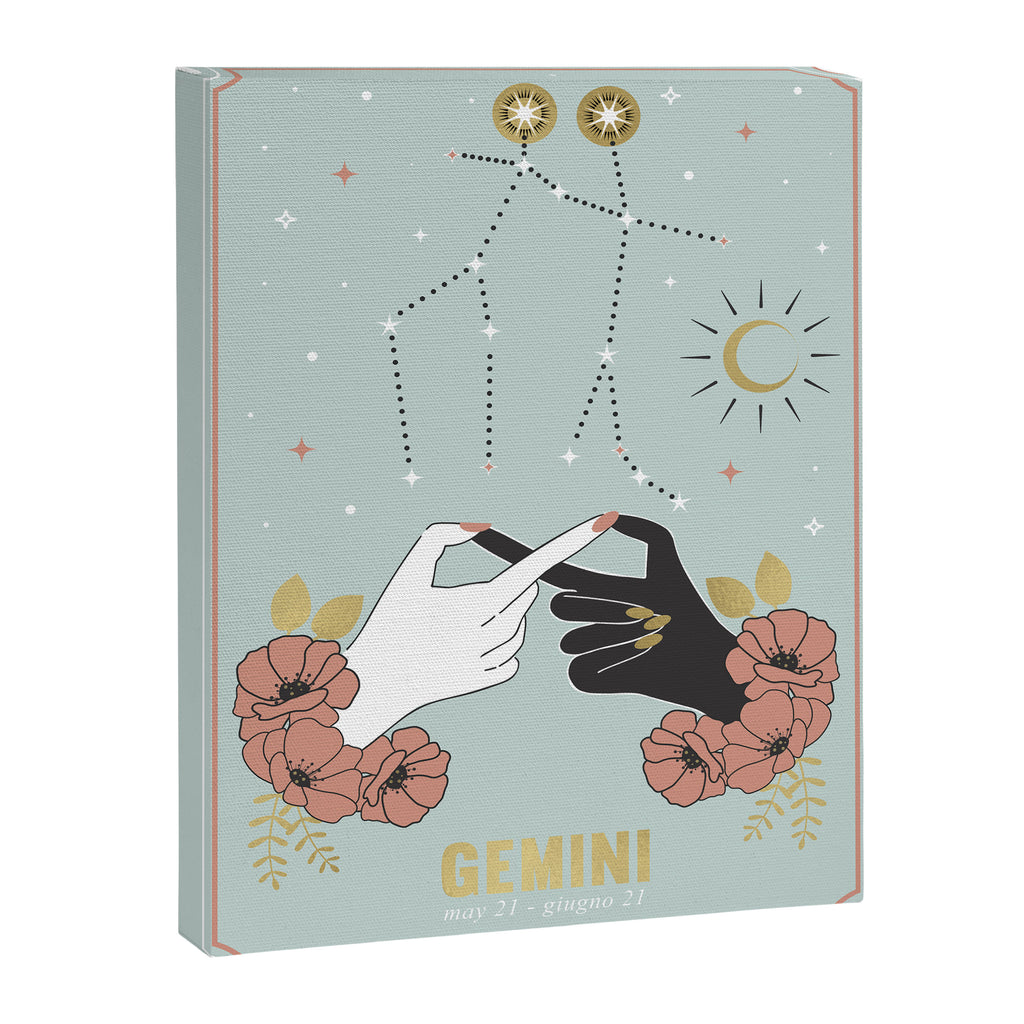 Gemini Zodiac Series Canvas Print Gallery Image 6