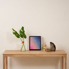 Geometric Rainbow Framed Canvas Print Gallery Image 4