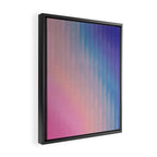 Geometric Rainbow Framed Canvas Print Gallery Image 2