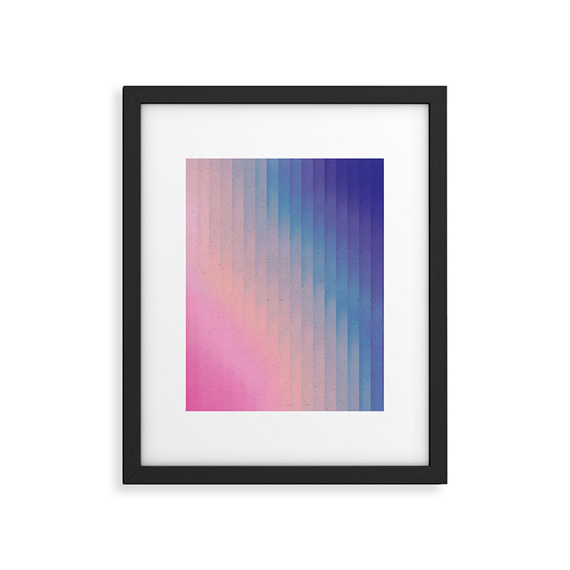 Geometric Rainbow Framed Art Print Gallery Image 5